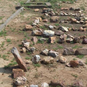 6. Marker stones laid out