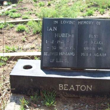 BEATON Ian Hubert 1912-1975
