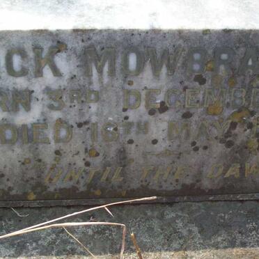 BARR Patrick Mowbray 1864-1900