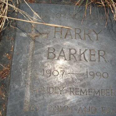 BARKER Harry 1907-1990