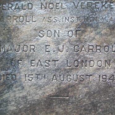 CARROLL Gerald Noel Vereker -1944