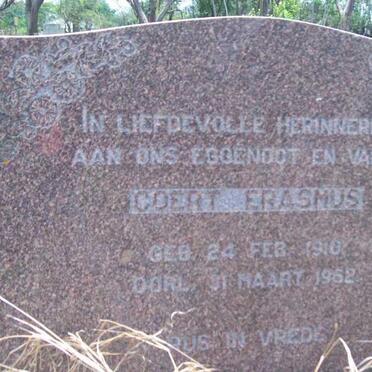 ERASMUS Coert 1910-1962