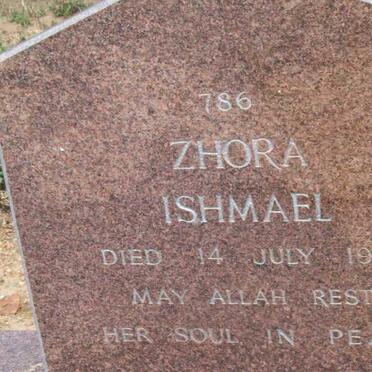 ISHMAEL Zhora -1987