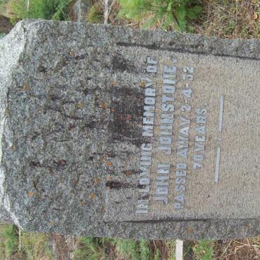 JOHNSTONE John -1932