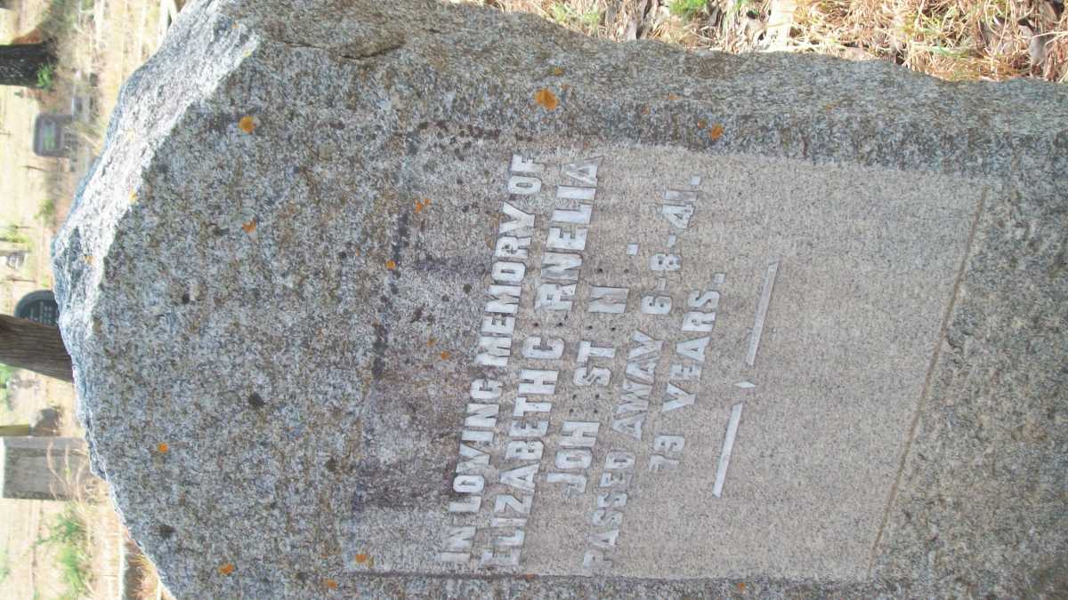 JOHNSTON Elizabeth Cornelia -1941