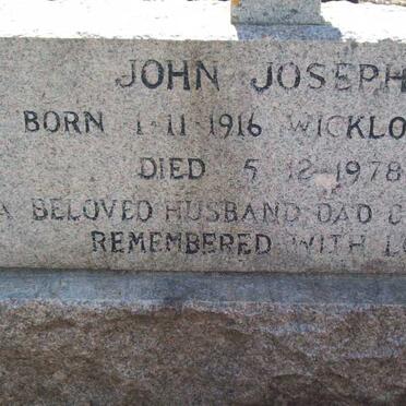 JOSEPHE John 1916-1978