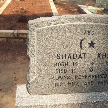 KHAN Shadat 1904-1980