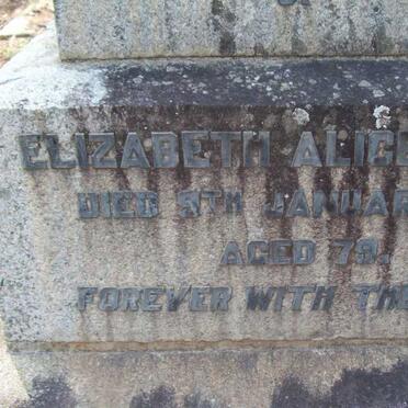 LEAHY Elizabeth Alice -1943