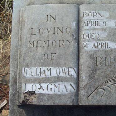 LONGMAN William Owen 1865-1941