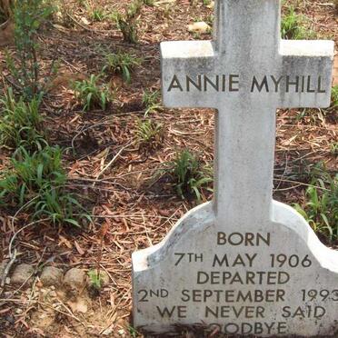 MYHILL Annie 1906-1993
