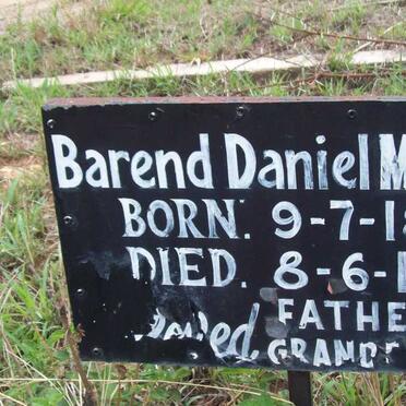 MARAIS Barend Daniel 1886-1964