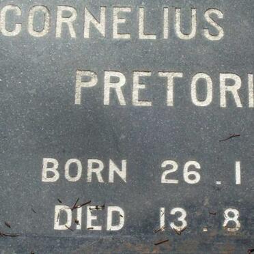 PRETORIUS Cornelius John 1922-1981