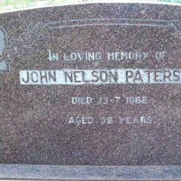 PATERSON John Nelson -1962