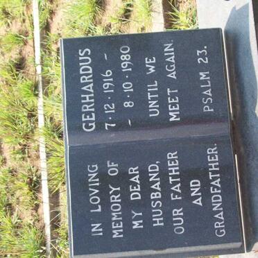 ROSSOUW Gerhardus 1916-1980