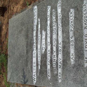 RICHARDS Walter Bromage 1875-1955