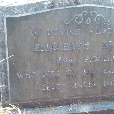 RENNIE Elizabeth -1959