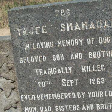 SHAHADAT Tajee -1963