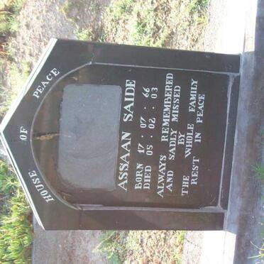 SAIDE Assaan 1966-2003