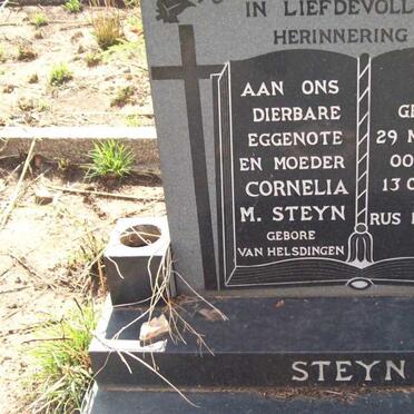 STEYN Cornelia M. nee VAN HELSDINGEN 1948-1976