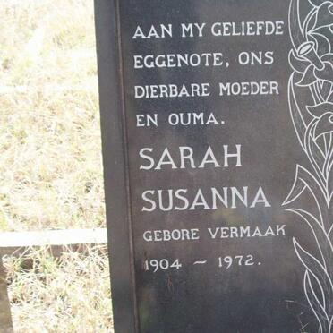 VERBEEK Nicolaas Herman 1896-1975 &amp; Sarah Susanna VERMAAK 1904-1972