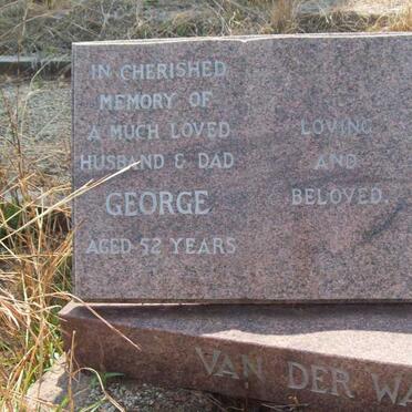 WALT George, van der