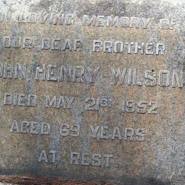 WILSON John Henry -1952