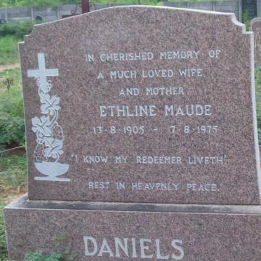 DANIELS Ethline Maude 1905-1975