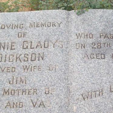 DICKSON Minnie Gladys -1960
