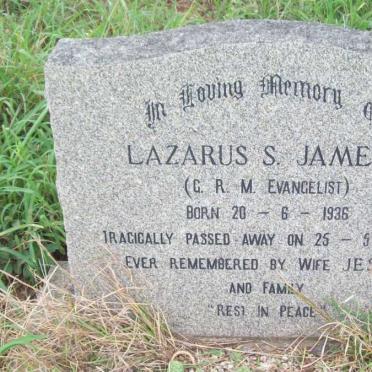 JAMELA Lazarus S 1936-1994