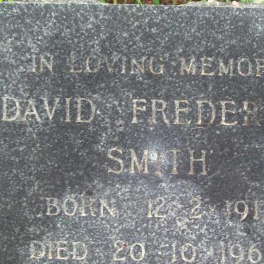 SMITH David Frederick 1911-1969