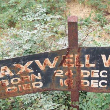 WEIER Maxwell 1958-1989