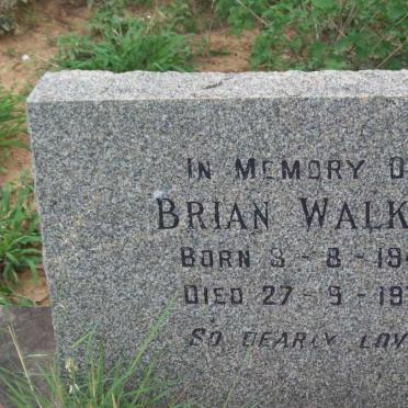 WALKER Brian 1947-1974