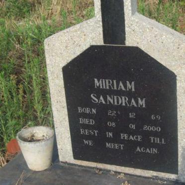 SANDRAM Miriam 1969-2000