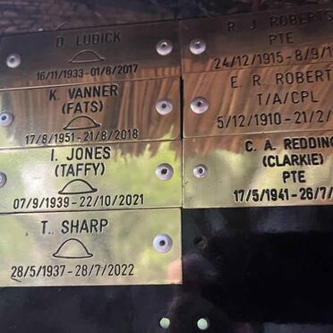 LUDICK :: VANNER :: JONES :: SHARP :: ROBERTS :: REDDING 