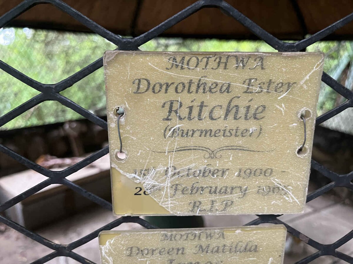 RITCHIE Dorothea Ester nee BURMEISTER 1900-1965
