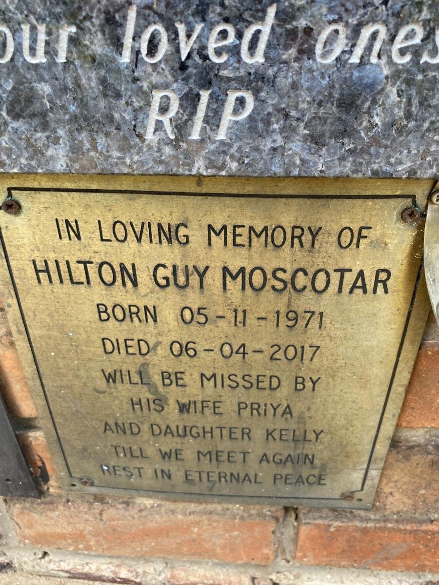 MOSCOTAR Hilton Guy 1971-2017