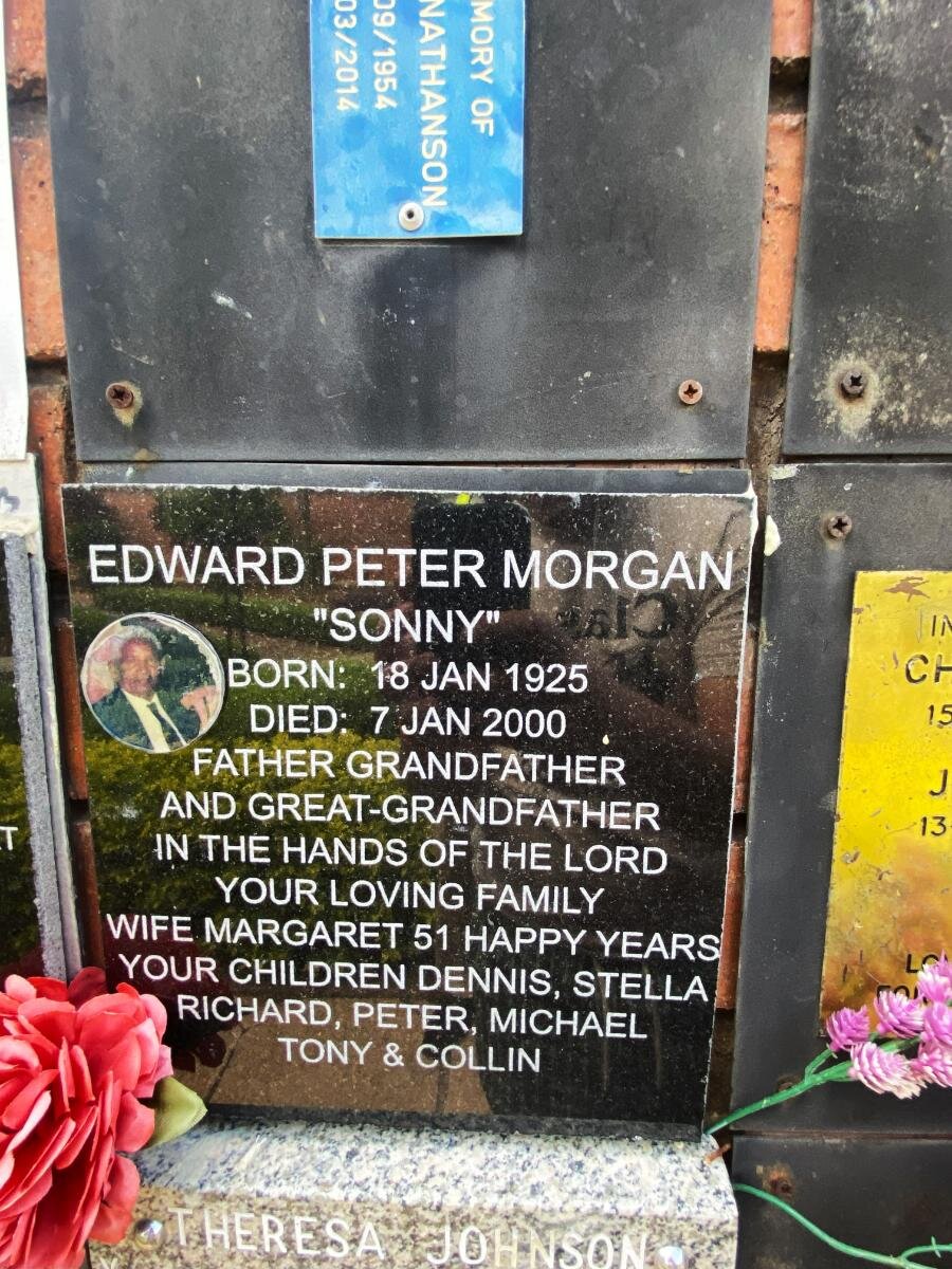 MORGAN Edward Peter 1925-2000
