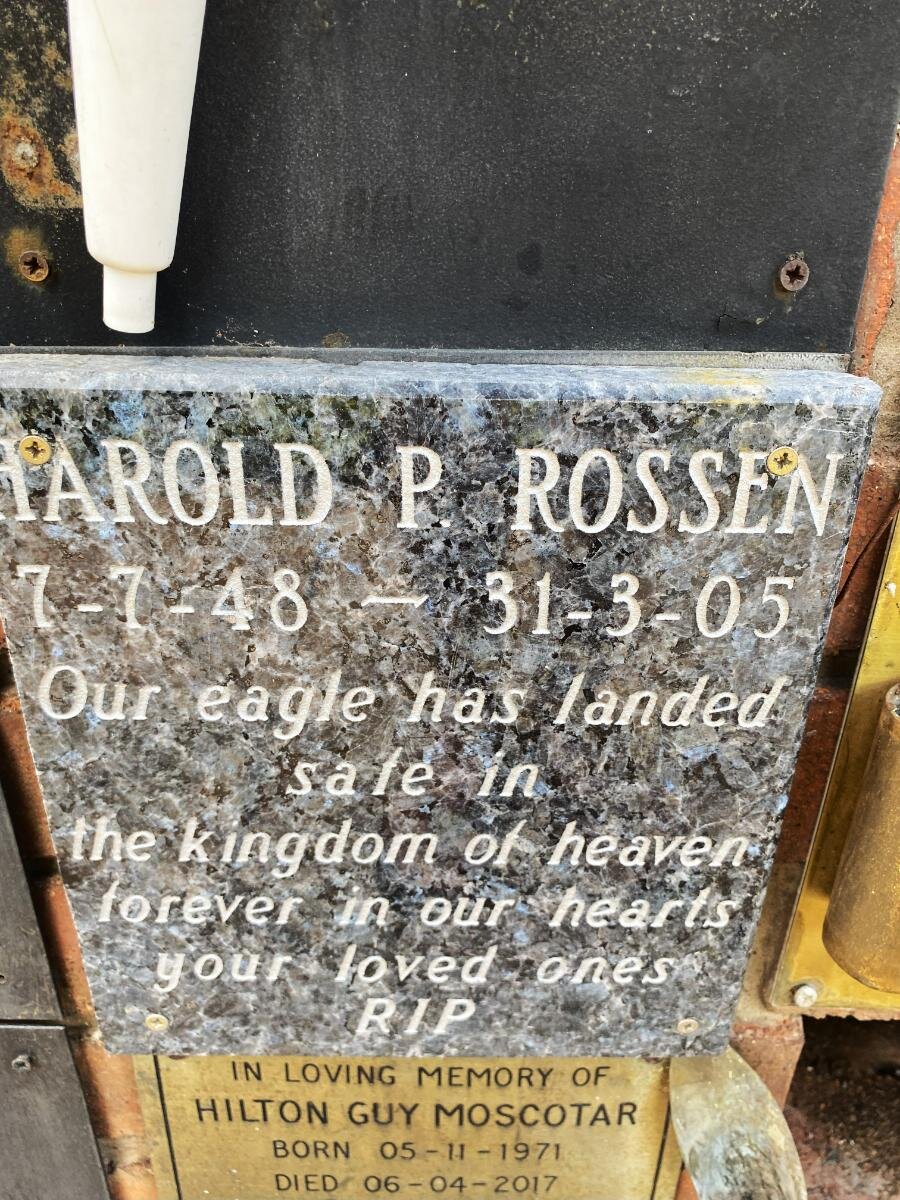 ROSSEN Harold P. ??48-??05
