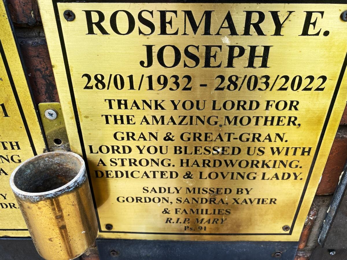 JOSEPH Rosemary E. 1932-2022