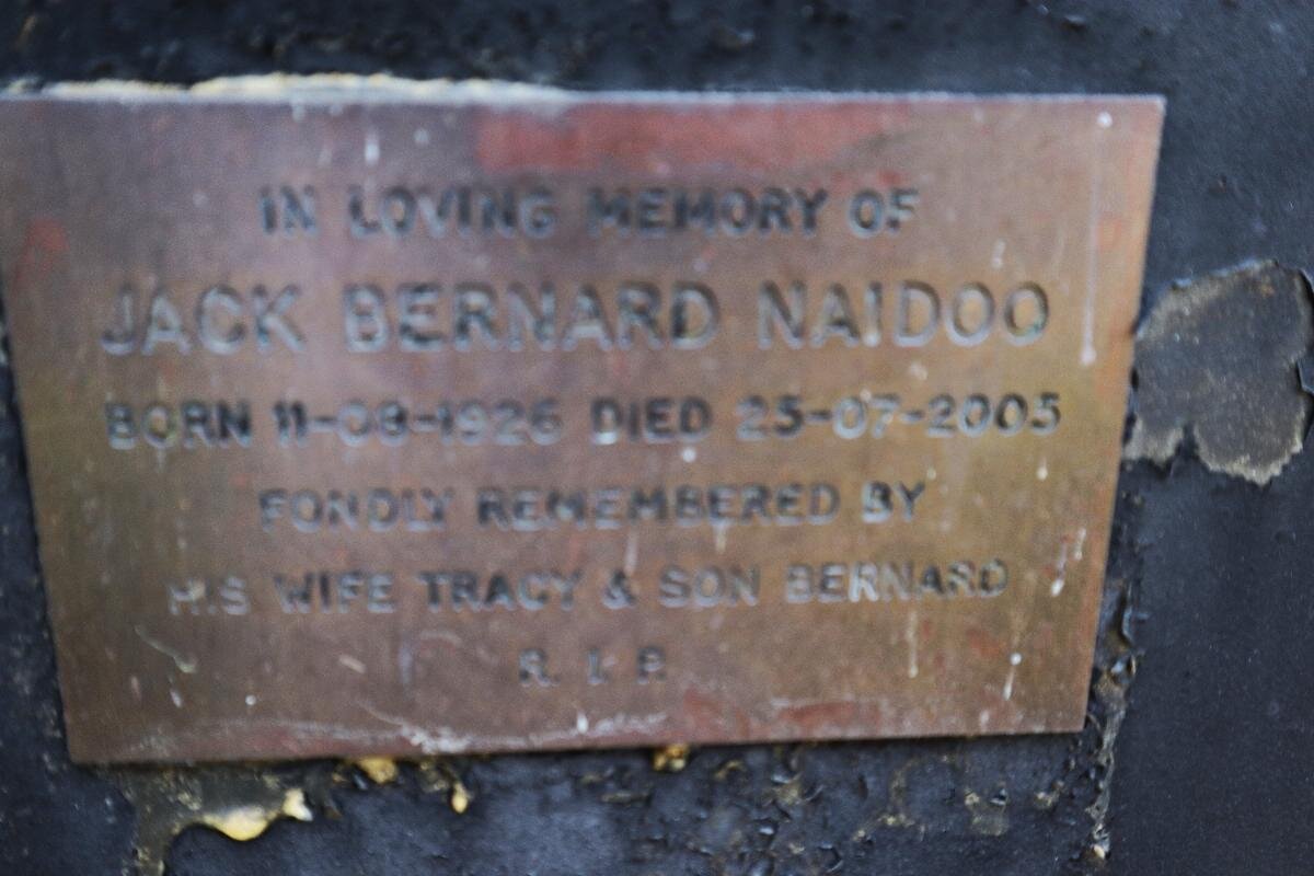 NAIDOO Jack Bernard 1926-2005