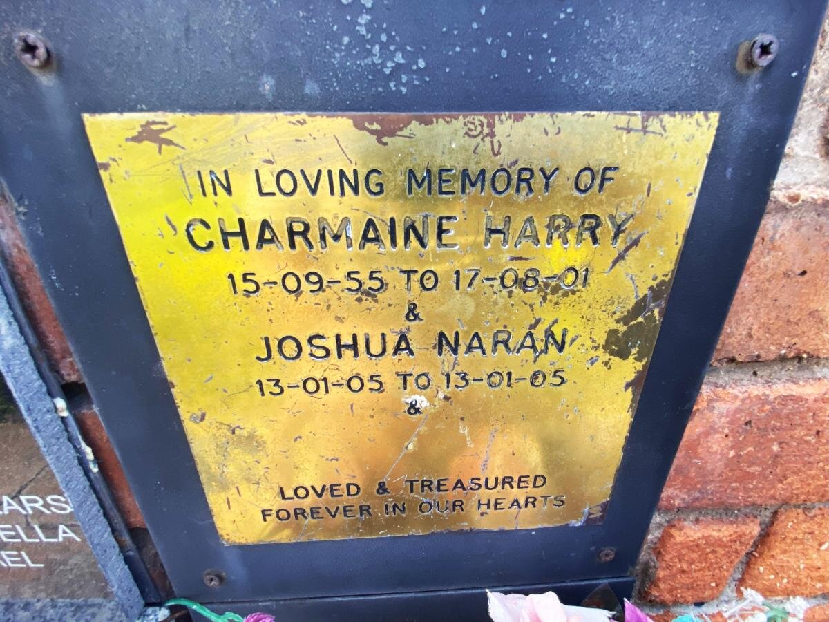 HARRY Charmaine 1955-2001:: NARAN Joshua ??05-??05
