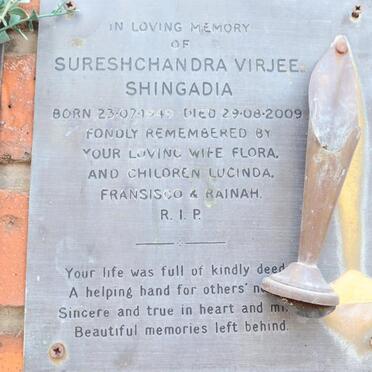 SHINGADIA Sureshchandra Virjee 1949-2009