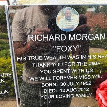 MORGAN Richard 1952-2012