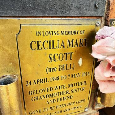 SCOTT Cecelia Mary nee BELL 1948-2016