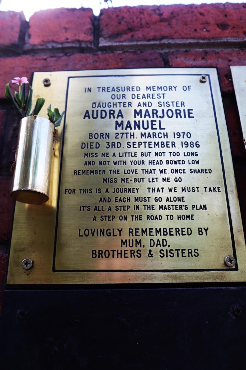 MANUEL Audra Marjorie 1970-1986