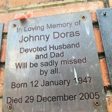 DORAS Johnny 1947-2005