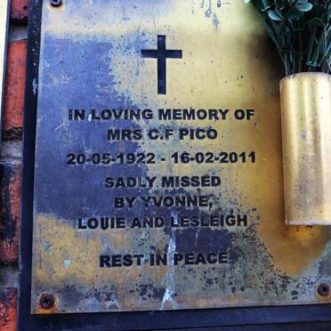 PICO C.F. 1922-2011