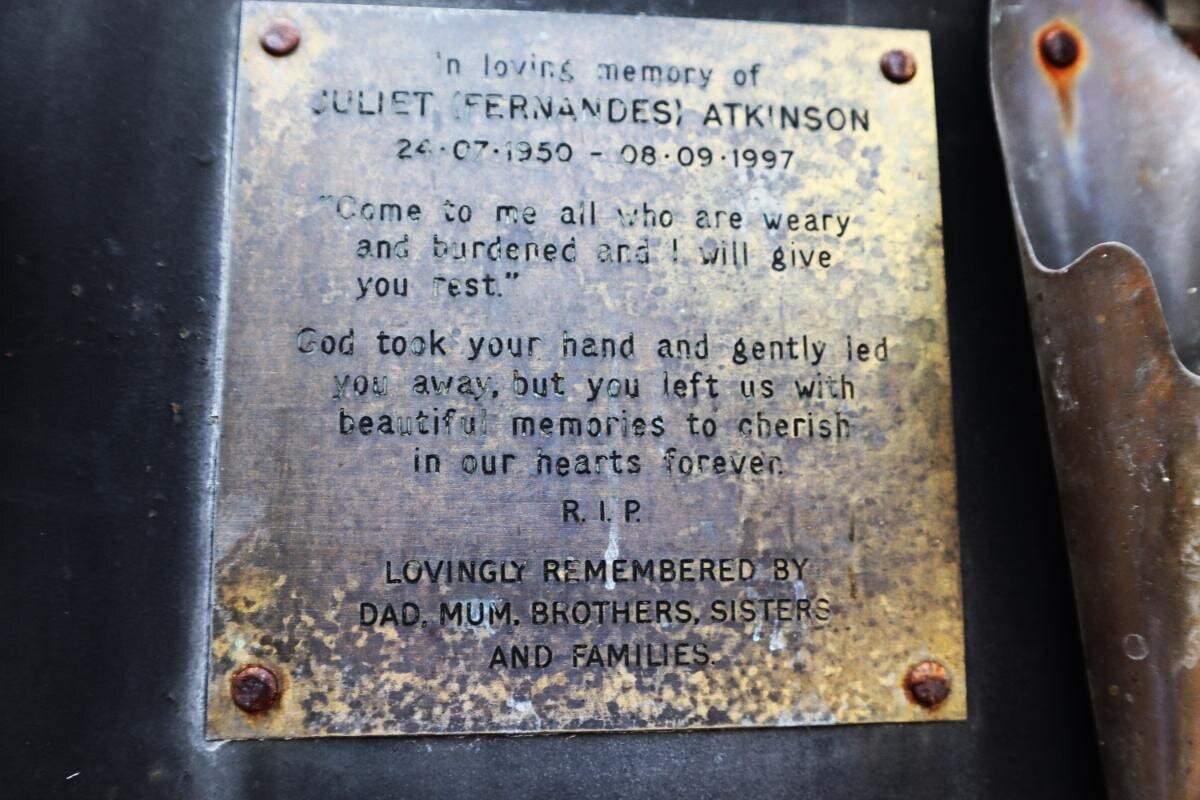 ATKINSON Juliet nee FERNANDES 1950-1997