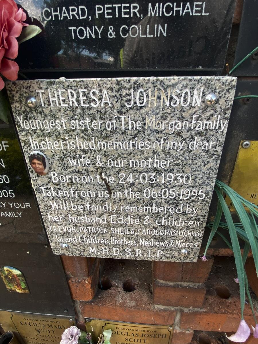 JOHNSON Theresa 1930-1995
