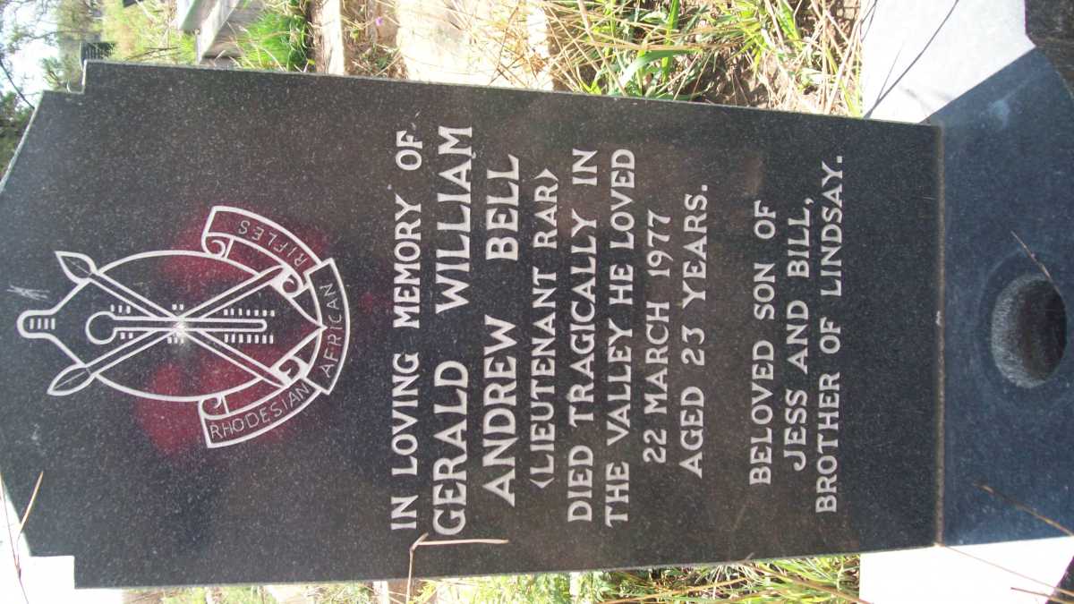 BELL Gerald William Andrew -1977